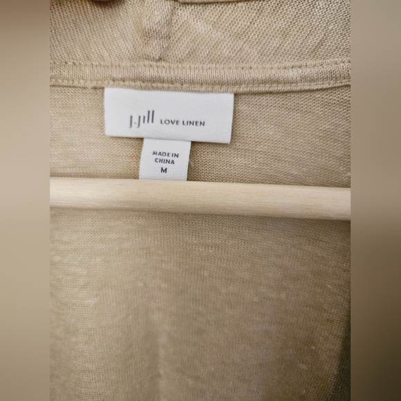 J. Jill 100% linen Cardigan - Picture 3 of 9